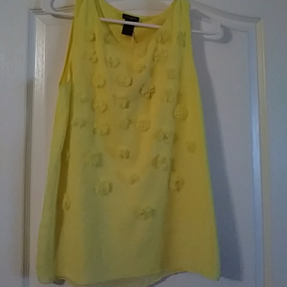 Ann taylor yellow flower top